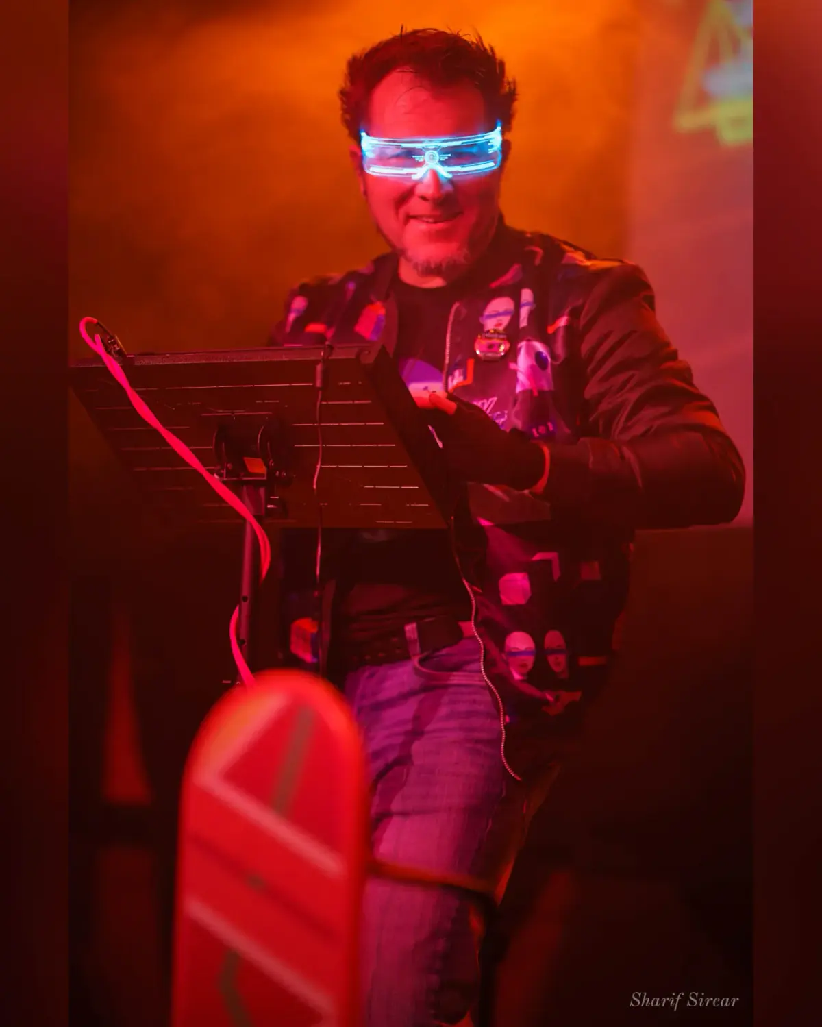 Event portrait of Dean Parsons at Arcade Knights photographed by Sharif